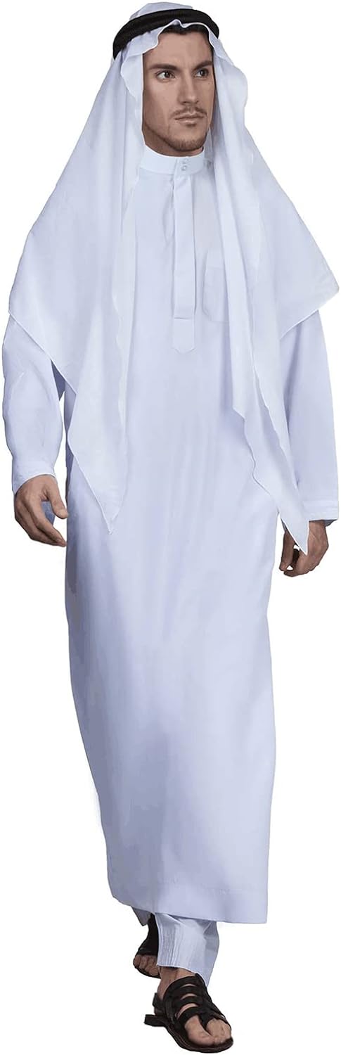 Couture Men'S Muslim Clothes Thobe Middle East Kaftan Saudi Arab Caftans Islamic Abaya Dress Dubai Robes